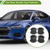 Car Door Handle Cup Protector for Honda Civic 8th 2006-2011 Carbon Fiber Black ABS 4 Pcs