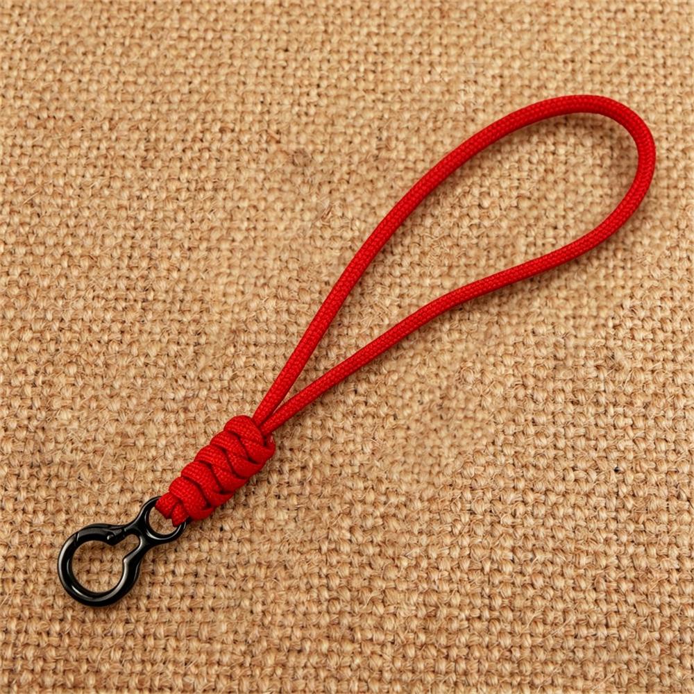 Outdoor Paracord Keychain With Trigger Snap Hook Hand-Woven Survival Camping Hiking Accessories For Car Keys Backpack Edc Gear