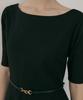 Riorg Mor Boat Neck Classic Flare Ops Black