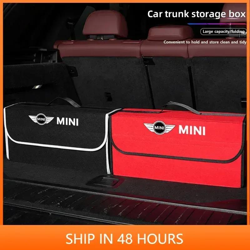 -Car Trunk Storage Bag Folding Travel Organizer Box For MINI One Cooper JCW WORKS Countryman R58 R57 R56 R55 R53 R52 R50 F55 F56