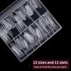 Fake Nails Extension Gel Dual Nail Form Coffin Nails Full Cover 120Pcs