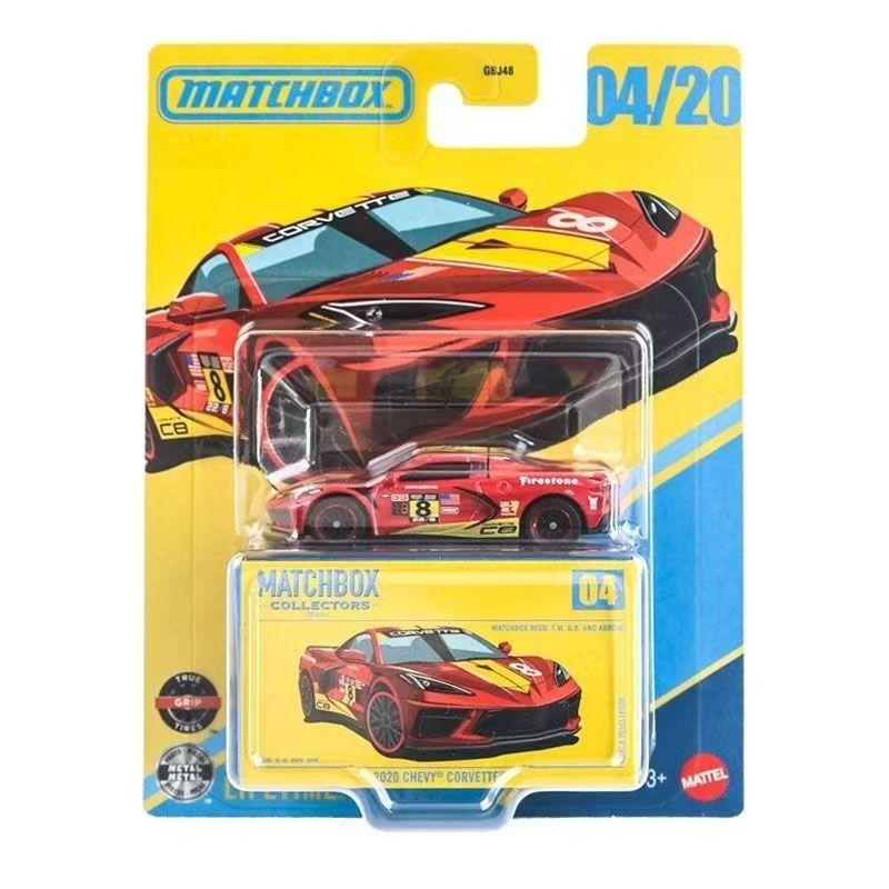 Matchbox Gbj48-F Serie,Porsche 911/356 Toyota Mr2 Dodge Challenger Chevy,1:64 Diecast Modellauto, Sammlergeschenk Spielzeug für Kinder black