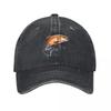 Dripping Brown Trout Baseball Cap derby hat Sun Cap summer hat Fishing cap Unisexs Baseball Womens