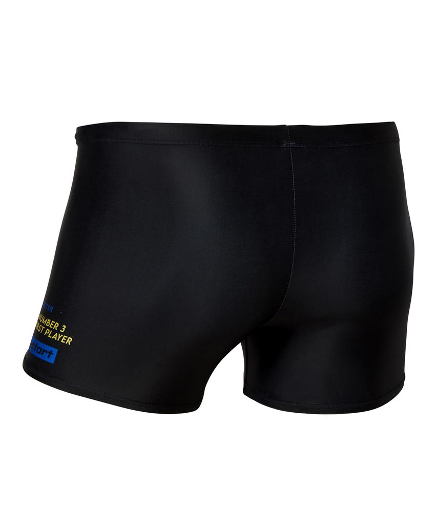 Laelliseupocheu [Osmq668 Blk] Solid Square Men'S Swimsuit Black