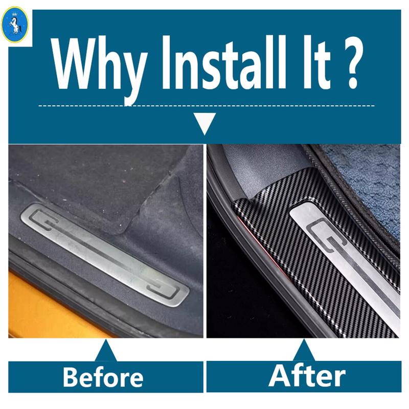 Inner Door Sill Ide Scuff Plate Cover Trim Fit For BYD Equation Leopard 5 2024 2025 Car Exterior Accessories