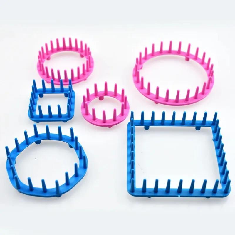 Square Flower Knitting Wool Flower Knitting Machine Wool Flower Knitting Ball  Net Square Christmas Craft Supplies