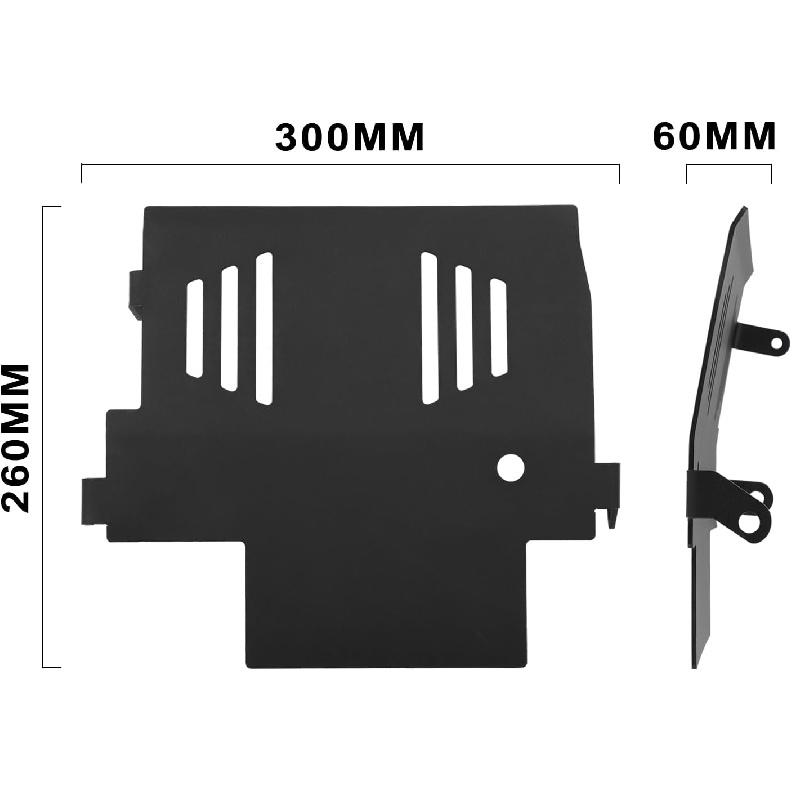 Motorcycle Skid Plate Protector Engine Guard Protector Aluminum for Road Glide FLTRX, CVO Road Glide FLTRXSE, CVO Road Glide FLTRXSTSE ST, Street