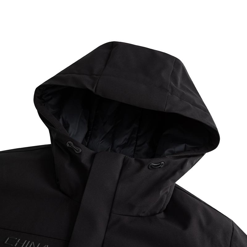 Anta Chn National Team Mid-Length Down Jacket Spring 2026 Men Outerwear Basic-Black 152617904-2