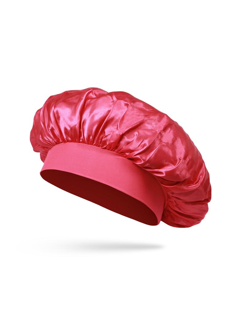 Satin Bonnet Silk Hair Bonnet For Sleeping, Sleep Bonnets For Women Large Wide Soft Band Sleep Cap For Curly Hair Braids