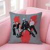 Irish rock Innovative Grandiose Provocative UU2S band Cushion Cover Pillow Case Soft Friendly Fabric  Concealed Zipper