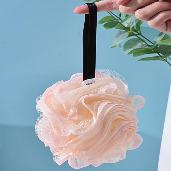 Shower Sponge Highly Absorbent Super Soft Nylon Shower Bath Sponge Shower Exfoliating Scrubber Bathroom Supplies