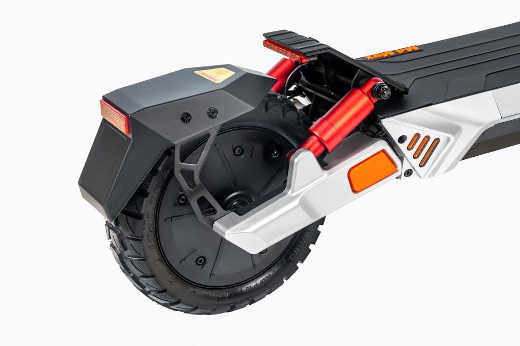 KuKirin M4 Max 800W Electric Scooter, 48V 18.2Ah 64km Range, 45km/h, 10" Tubeless Tires, Dual Spring Suspension