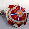 Heart of Midlothian F.C. (Hibs)- Automatic Opening and Closing, 8-rib Structure Portable Umbrella, Suitable for Men and Women in All Seasons