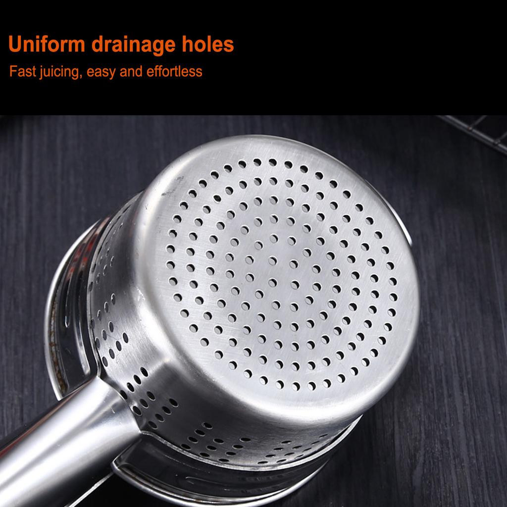 Stainless Steel Potato Ricer and Masher Ricer Stainless Steel Fruit Squeezer Juicer Kitchen Tool for Mashed Potatoes