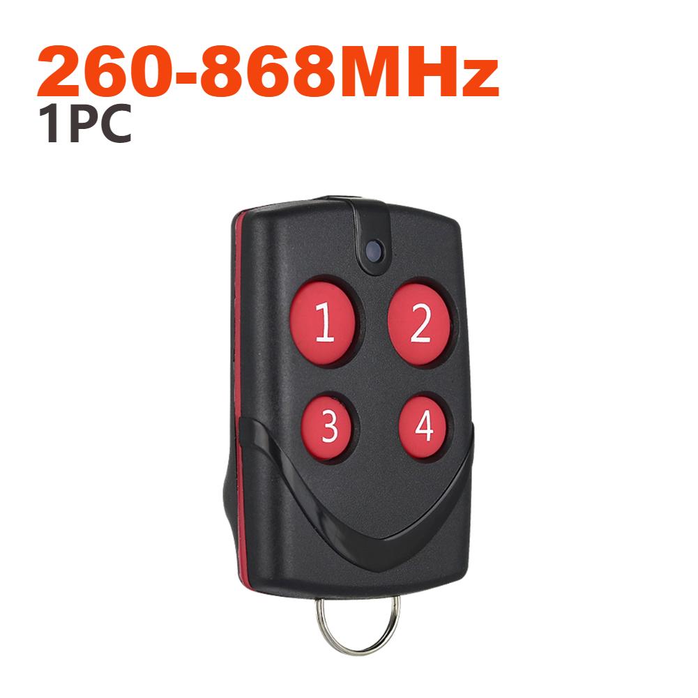 5-1 STÜCKE Garagentor-Fernbedienungsduplizierer 286-868 MHz 433 MHz Code Grabber Klon Tor Schlüsselanhänger Befehl Handsender