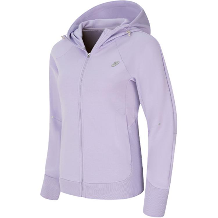 Asics Sports Lifestyle Series Moisture Wicking Quick Dry Comfortable Hooded Jacket Women Jacket Purple 2032D248-500