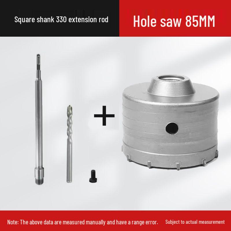 Electric Impact Drill Bit for Cement and Brick Walls - Dry Drilling Opener for Air Conditioner and Water Pipe Installations