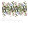 Yousheng 2 Sheets Watercolor Floral Wall Corner Stickers Wildflower Butterflies Green Grass Baseboard Skirting Line Wall Decals for Bedroom Living