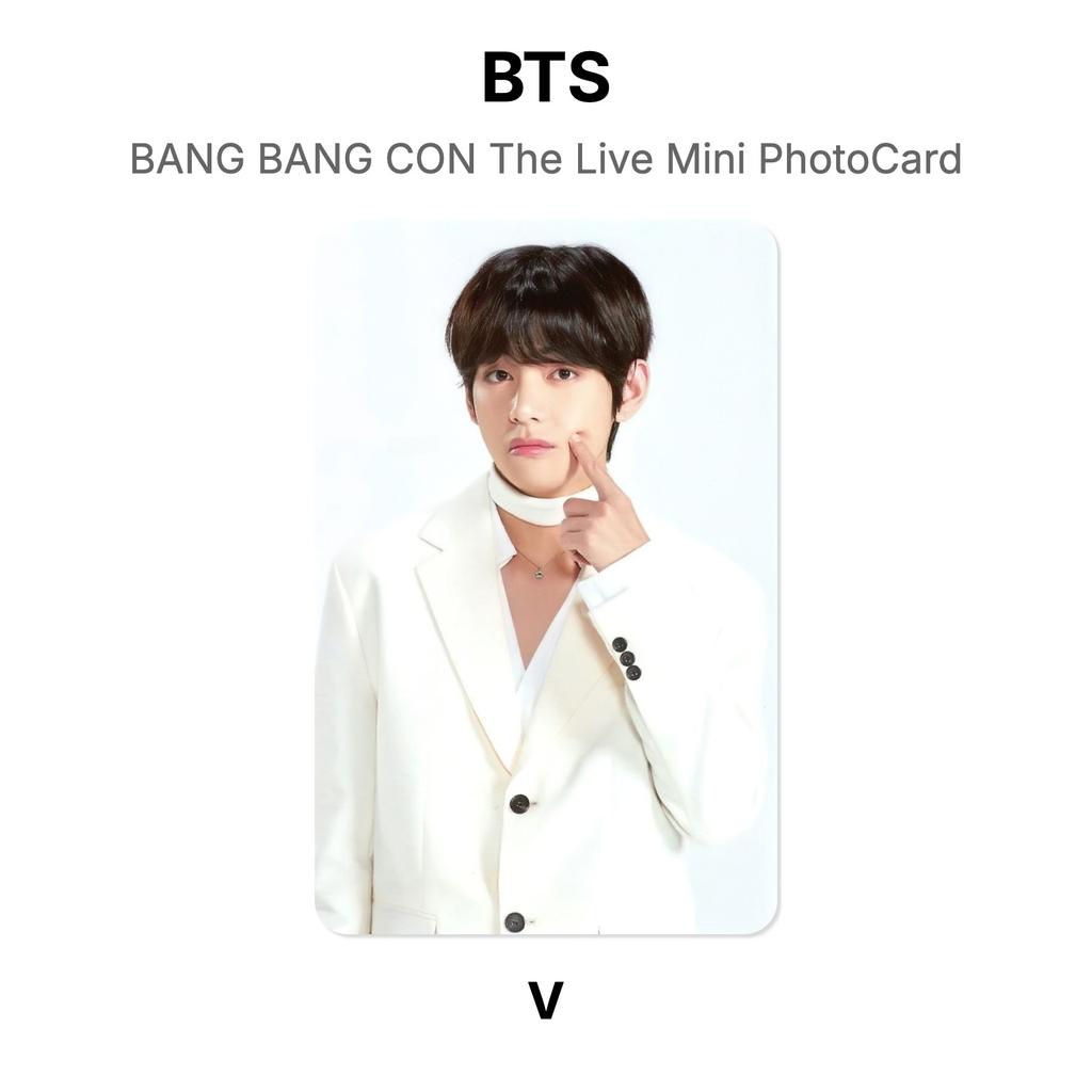 BTS BANG BANG CON The Live Mini PhotoCard Official Photocard