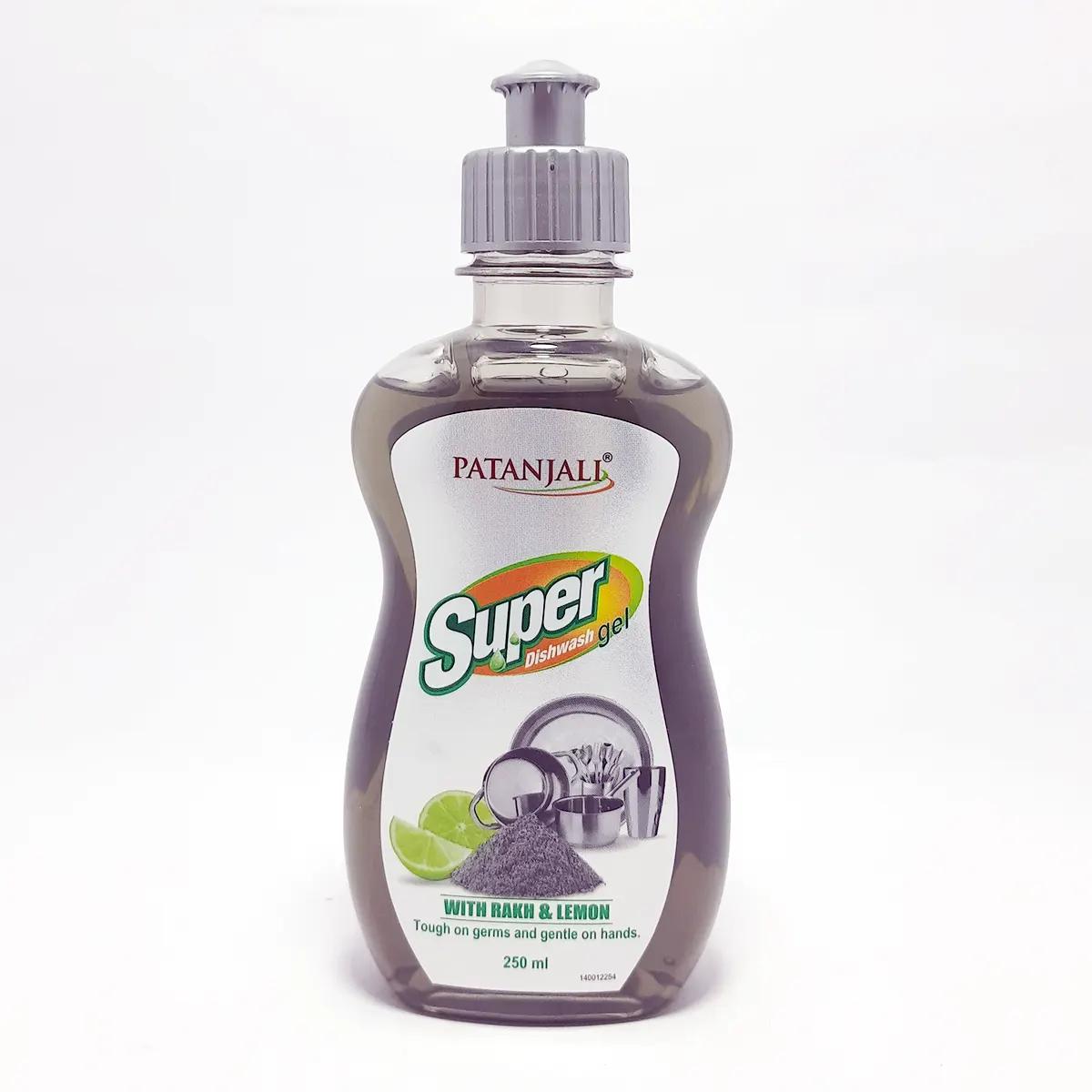 Patanjali Super Dish Wash Gel Rakh & Lemon, With Natural & Superior Cleaning 250ml