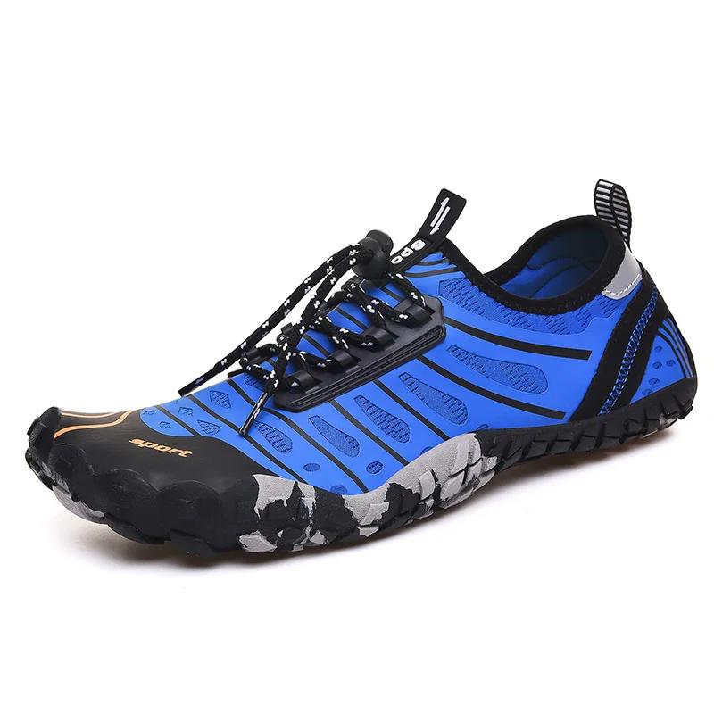 Fashion Barefoot Shoes Men Walking Fivefinger Men Summer Water Woman Swimming Outdoor Non-slip Durable Trekking Shoes Wading Sneakers