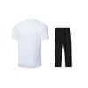 Li-Ning Summer Mens Round Neck Short Sleeve Comfortable Breathable Quick-Dry Simple Versatile Casual Sports Suit Men suit AHST347-3+AKLU881-1