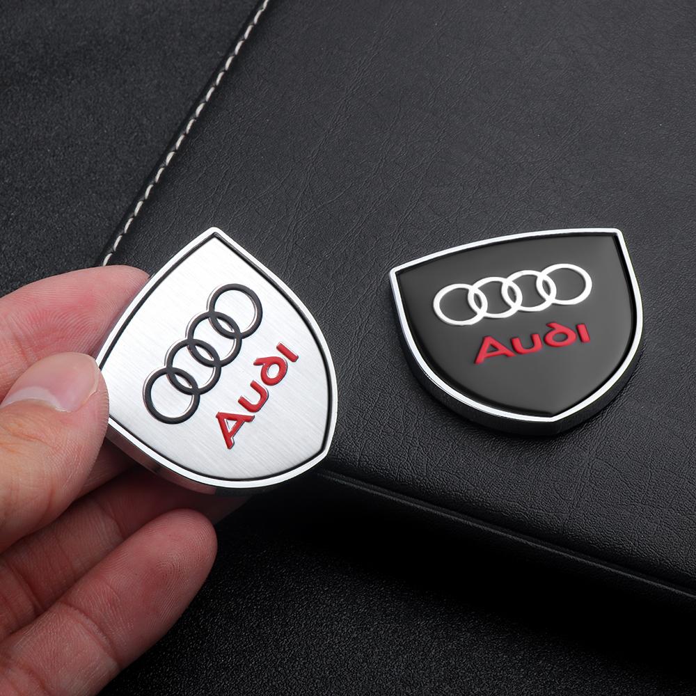 3D Metal Car Styling Side Body Tail Trunk Decoration Sticker Auto Shield Badge Decal For  nlux7 S TT A6 C6 C5 C7 A5 A4 B8 B6 B7 A3