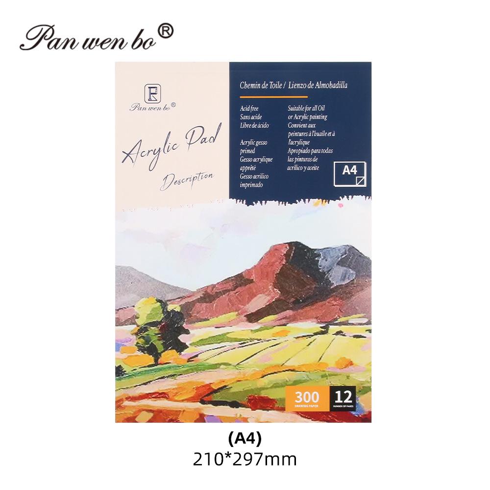 Künstler Acrylöl und Aquarell Skizzenbuch: A3/A4/A5 Dickes Papier zum Malen & Zeichnen