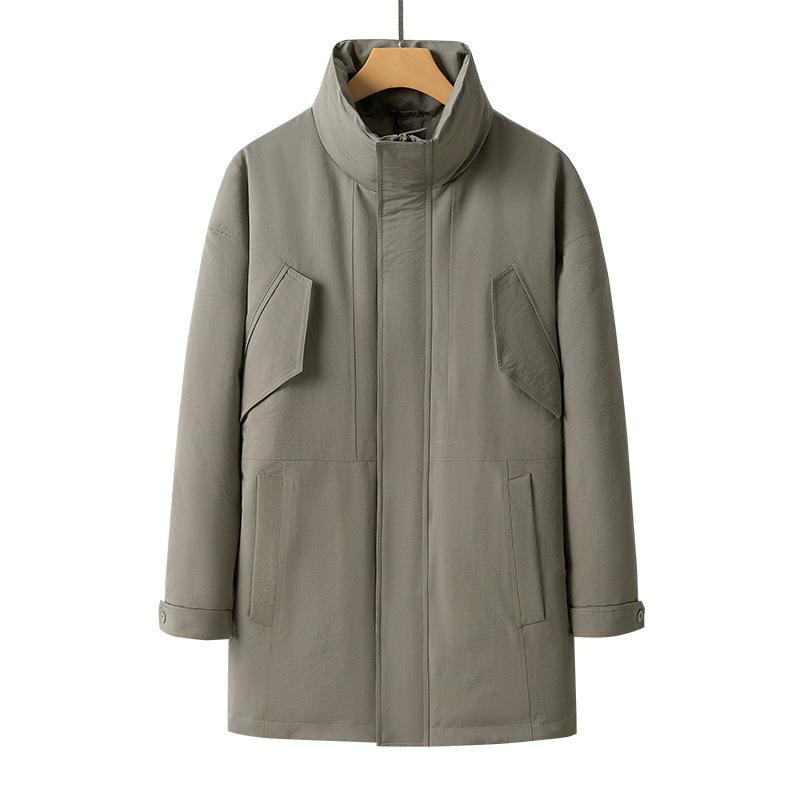 Зимняя куртка-пуховик мужская новая модная брендовая утолщенная подростковая студенческая — фото 5