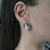Silver Earrings with Natural Pearls (2192688)