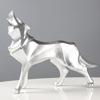 Hars Abstract Wolfbeeld Geometrische Dierenfiguren Wolfbeeldhouwwerk Ambachten Thuiskantoor Plank Bureau Decoratie Ornamenten