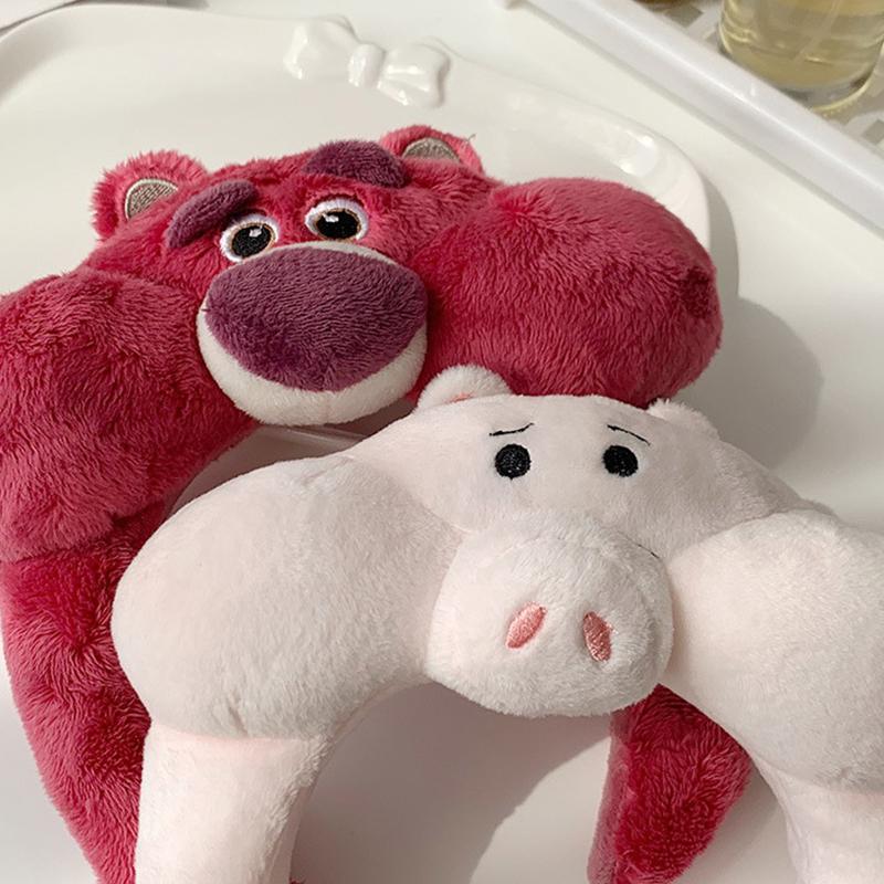 Cute Bear Plush Hair Band Cartoon Animal Hair Band Wash Face Makeup Headband
