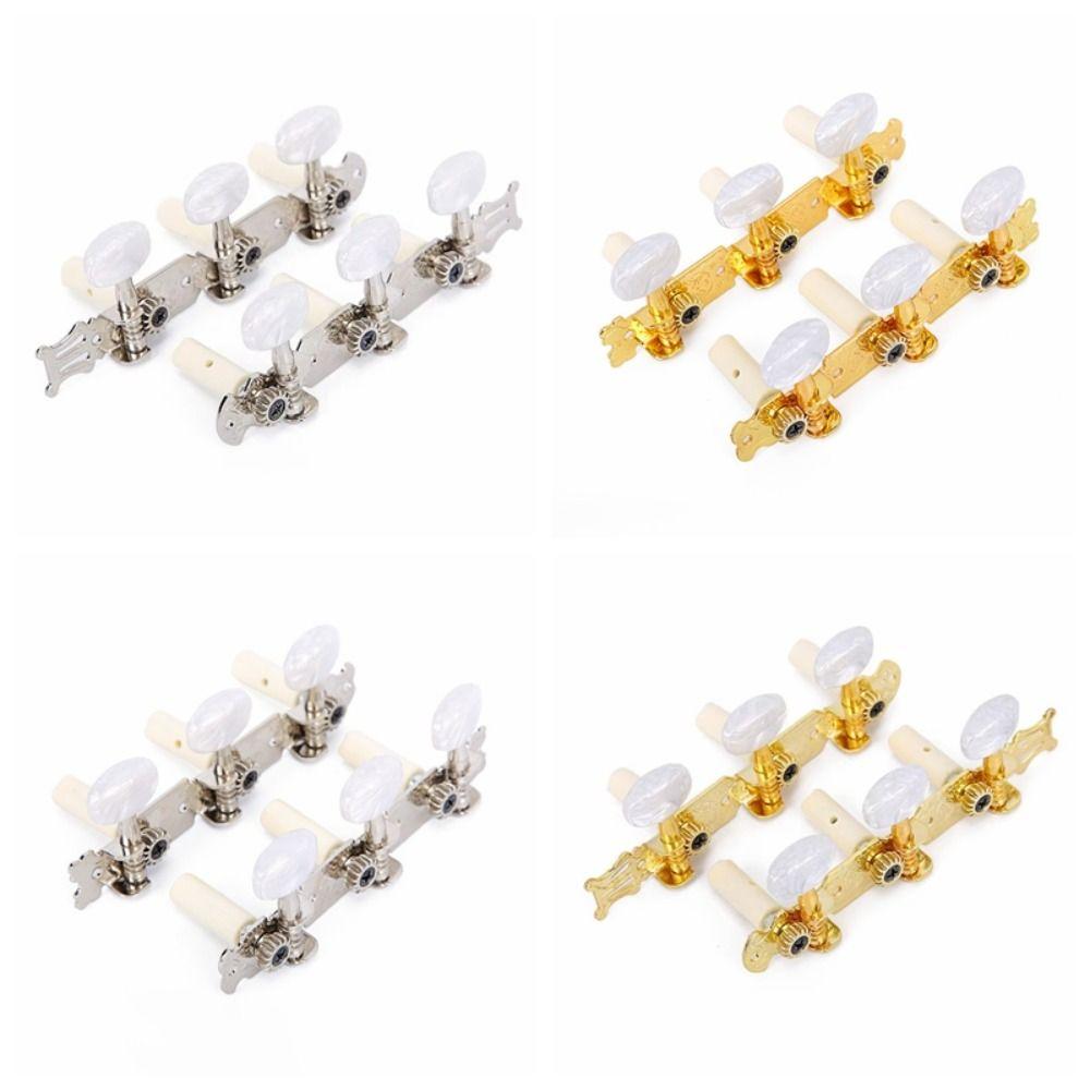 2Pcs/Set Metal Classical Guitar Tuning Pegs Guitar String Tuning Pegs Stringed Instruments