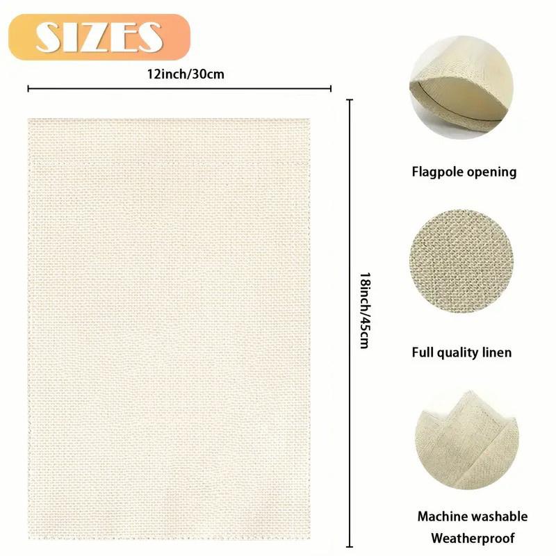 1pc Happy Halloween Garden Flag Cute Ghost Pumpkin Print Suitable for Halloween Yard Outside Decoration No Flag Pole 12X18 Inch