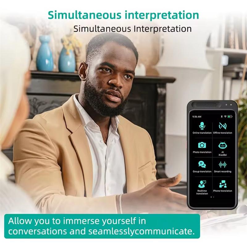 Portable Z6 Instant Intelligent Voice Translation Recording 139 Language Real Time Smart Offline Translation Machine