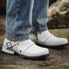 High Quality Men's Boots Retro Handmade Leather Boots Casual Ankle Booties Men Motorcycle Boots Punk Boot Western Cowboy Booties