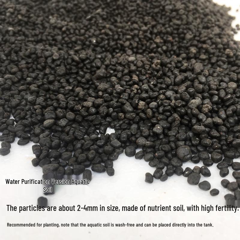 Aquatic Plant Soil for Aquascaping: Black Substrate for Planted Tanks, Crystal Shrimp, and Fish Tanks