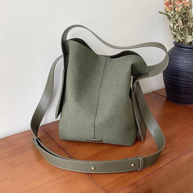 

Новая большая вместительная сумка через плечо для путешествий, однотонная сумка-мессенджер с подвесными ушками, сумка через плечо