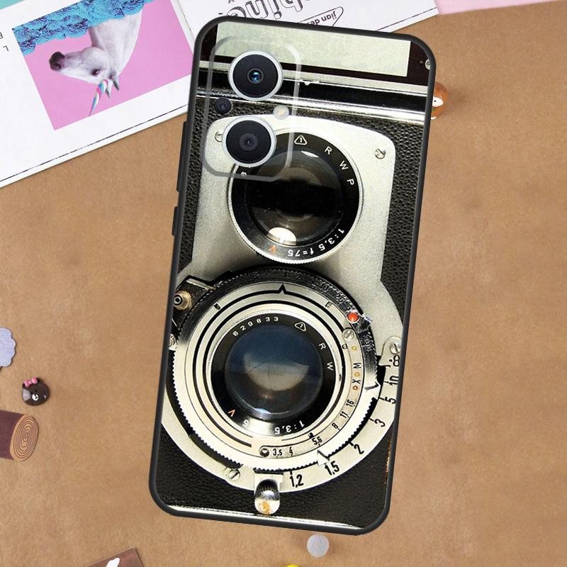 Retro Vintage Camera For OPPO Reno 13 12 11 10 14 Pro 8T 11F 12F 13F 14F 7 8 Lite OPPO Find X9 X8 X6 X5 Pro Case