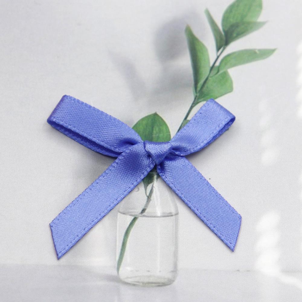 0,6 cm polyesterová stuha, ručně vázaná malá mašle, DIY oděvní doplňky, barevná popruhová mašle