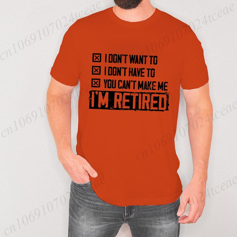 Retirement T-shirt Mens Retired Dad Mom Grandpa Grandma Shirt Retirement Funny Unisex Womens Mens Tee Shirt Clothing