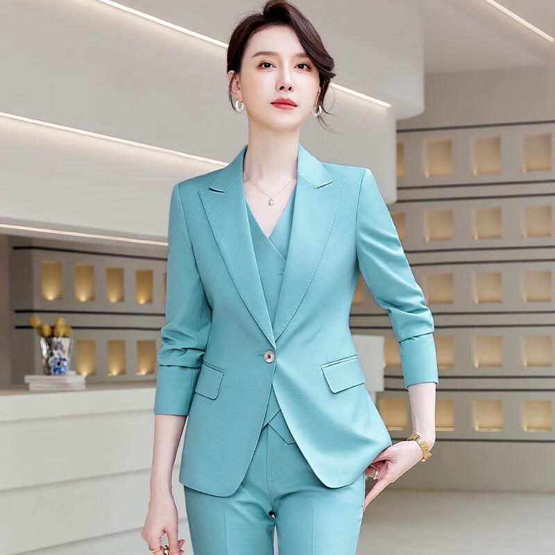 Women's Single-Button Business Suit Set