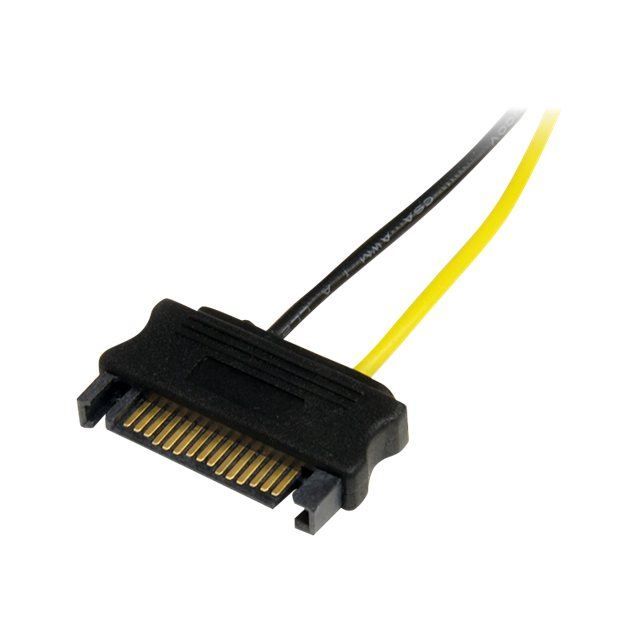 Stromkabel. SATA auf PCIe 6-Pin - STARTECH - 15 cm - Stromadapter für Grafikkarte