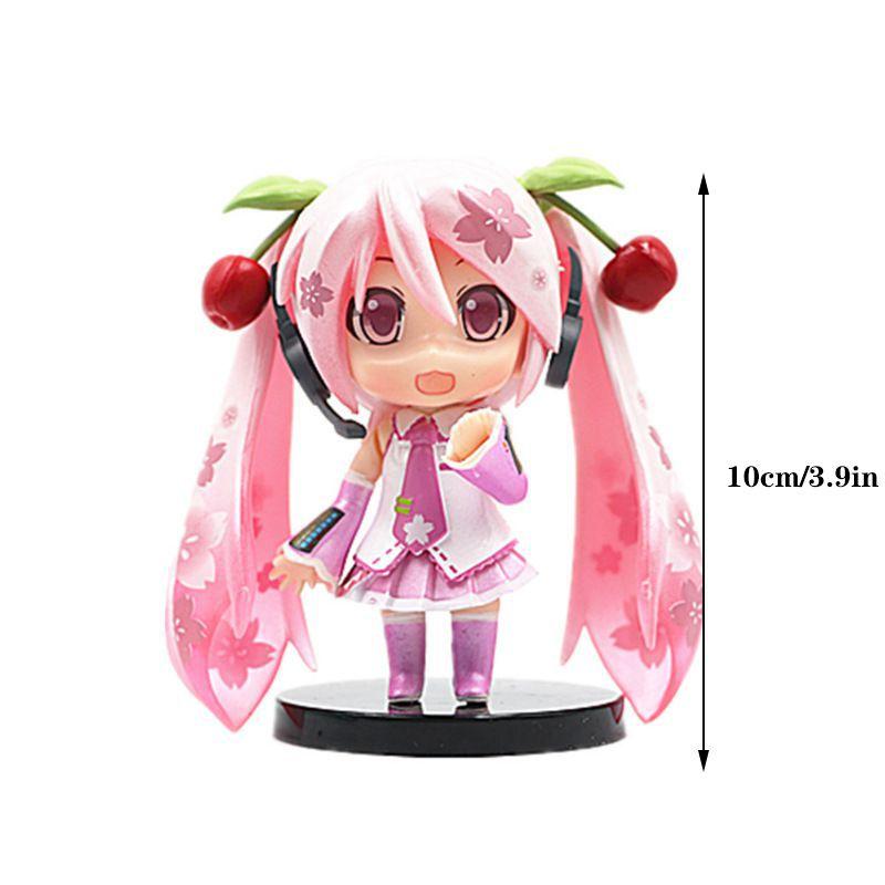 Hatsune Miku Cartoon Virtual Singer Manga Statue Figurines Stunning Collectible Model Toy