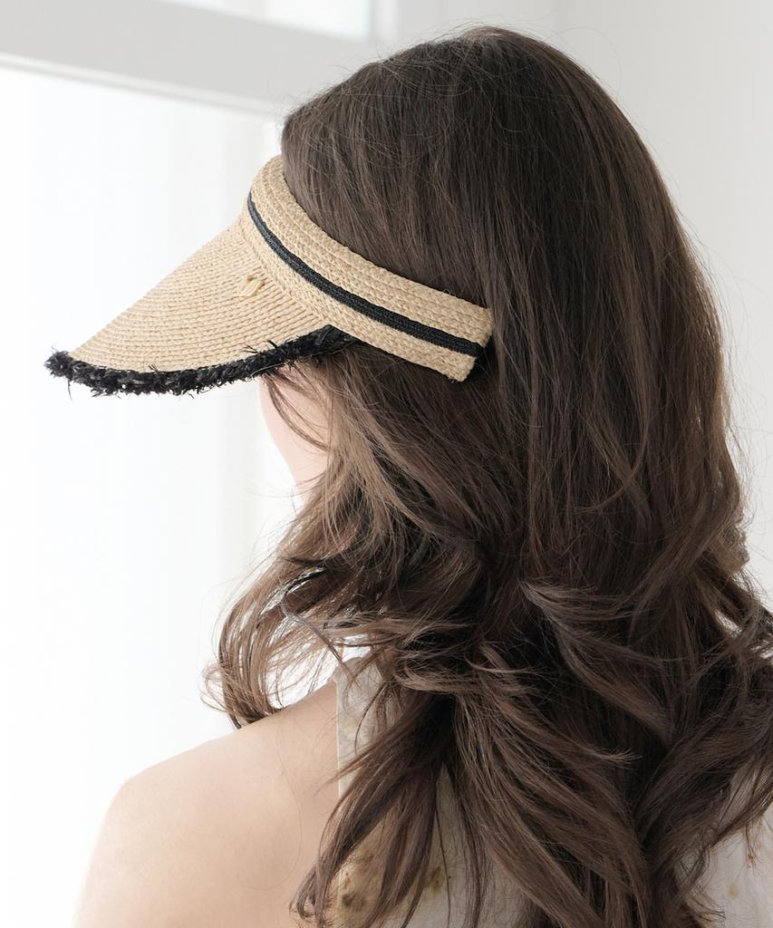 Koipeu Fringe Raffia Sun Cap Cf091Ht118