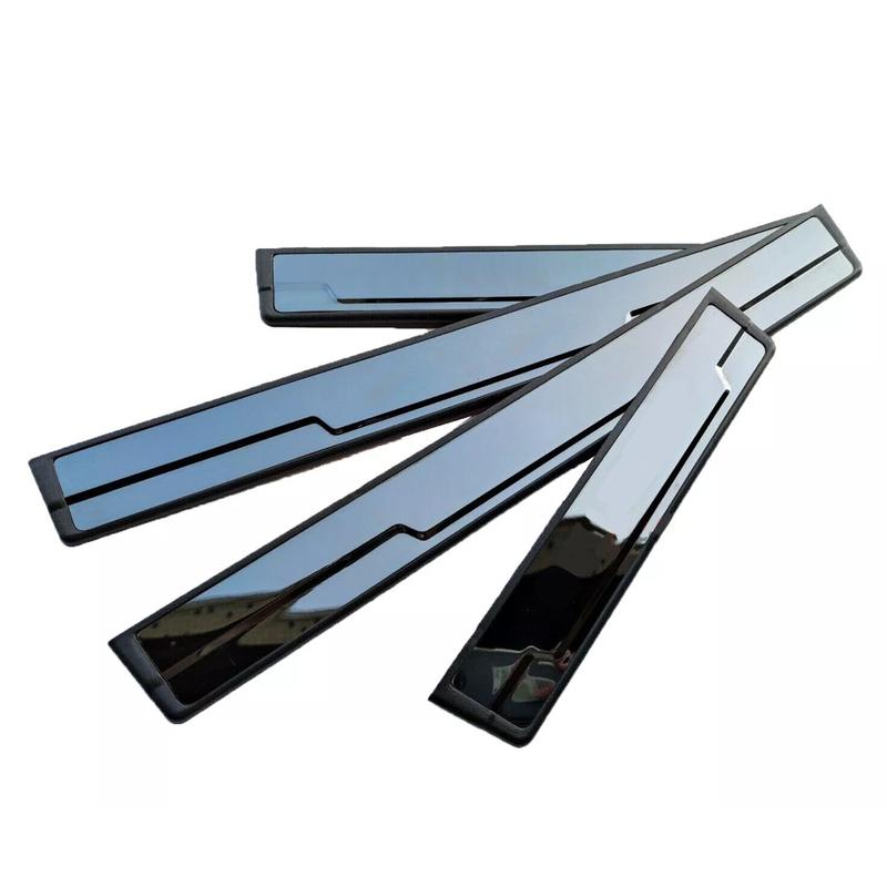 Door Sill Protector Pedal Car Scuff Plate Styling Stickers Accessories 2024 For Mitsubishi Outlander 2013 2016 2018