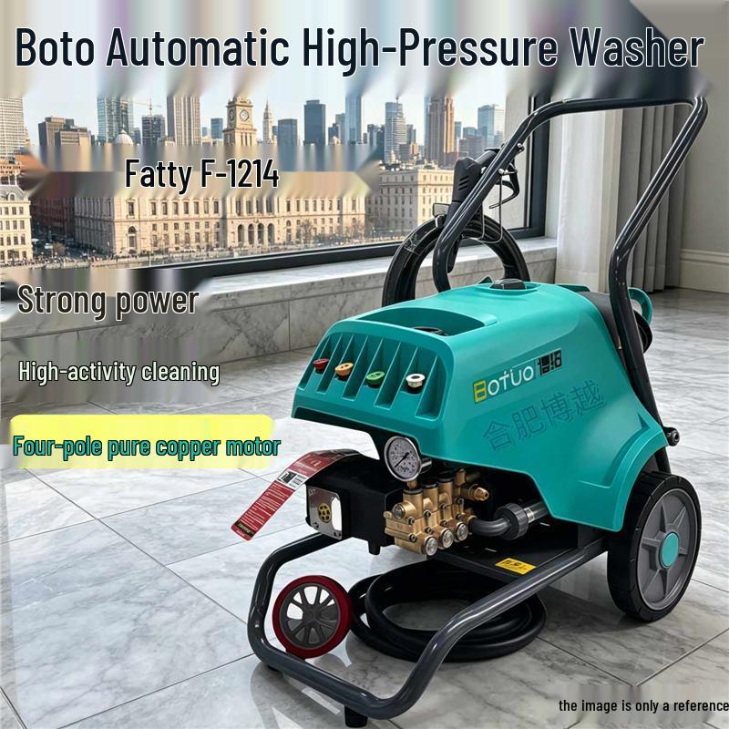 BOTUO Professional High-Pressure Mobile Electric Car Washer