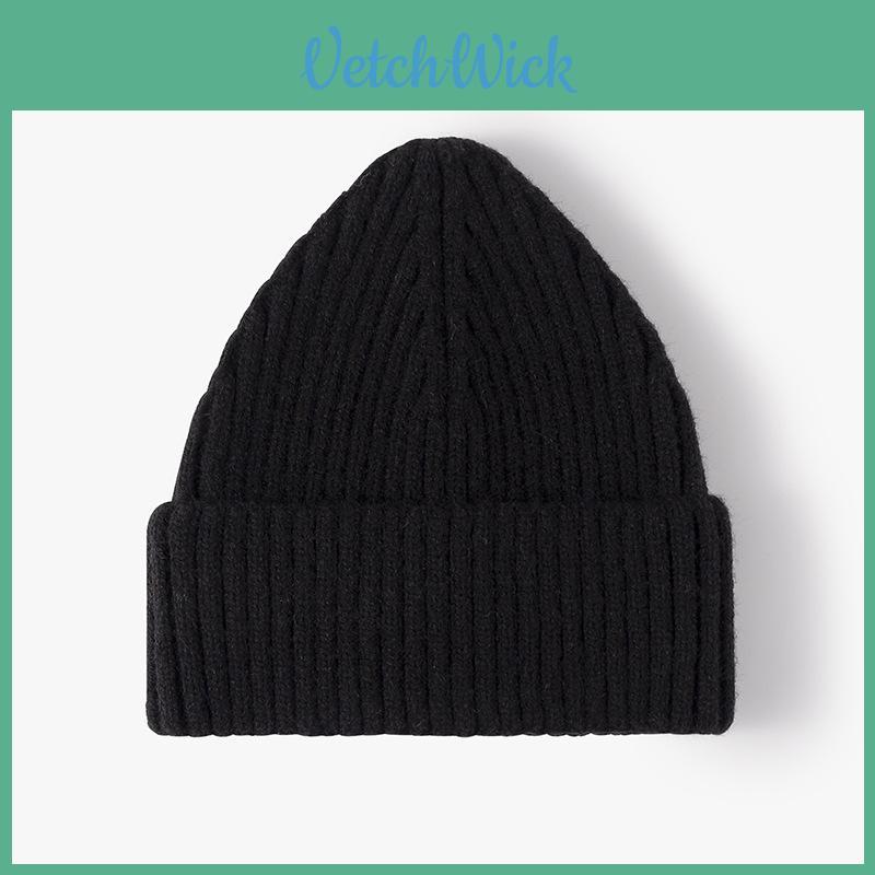 Thick Knitted Beanie For Women With Breathable Sheep Wool For Winter Casual Wear
