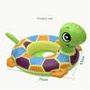 Kids Baby Inflatable Turtle Cute Animal Summer Amusement Split Ring Rubber Swimming Pool Float Game Beach Accessories New 2025