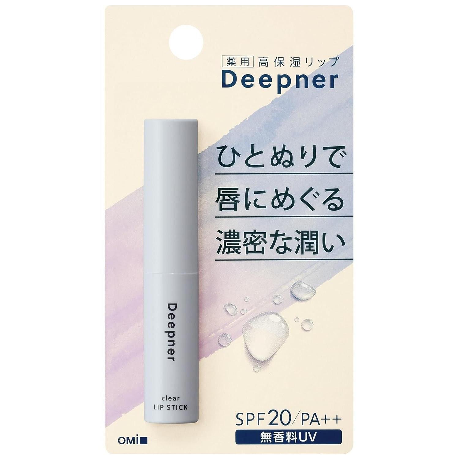 Omi Brothers Mentholatum Deepner Lip Fragrance-Free UV 2.3g